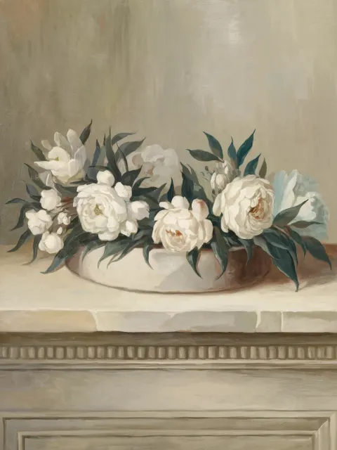 White Peonies